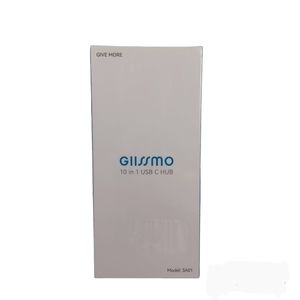Giissmo 10 In 1 USB C Hub NEW SEALED -Gray
